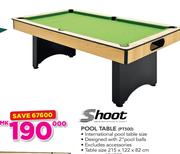 Shoot Pool Table PT500 Exclding Accessories