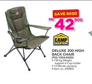 Camp Master Deluxe 300 High Back Chair F03-100A-860G