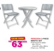 Pergoda 3 Piece Bristo Set