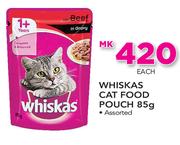 Whiskas Cat Food Pouch Assorted-85g