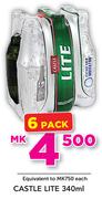 Castle Lite-6x340ml