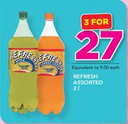  Refresh Assorted-3 x 2Ltr