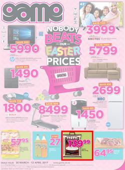 Game Namibia : Windhoek Nobody Beats Our Easter Prices (30 Mar - 12 Apr 2017), page 1