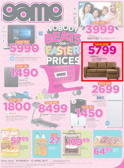 Game Namibia : Windhoek Nobody Beats Our Easter Prices (30 Mar - 12 Apr 2017), page 1