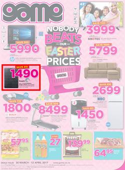 Game Namibia : Windhoek Nobody Beats Our Easter Prices (30 Mar - 12 Apr 2017), page 1