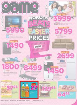 Game Namibia : Windhoek Nobody Beats Our Easter Prices (30 Mar - 12 Apr 2017), page 1