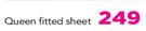 Design Studio Queen Fitted Sheet