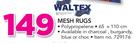 Waltex Mesh Rugs-65 x 110cm