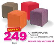 Ottoman Cube-Each