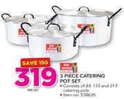 Bon Voyage 3 Piece Catering Pot Set-Per Set