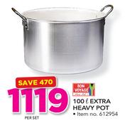 Bon Voyage 100Ltr Extra Heavy Pot Set-Per Set