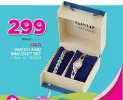 Q & Q Watch & Bracelet Set-Per Set