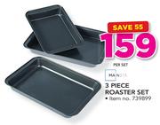 Mainstays 3 Piece Roaster Set-Per Set