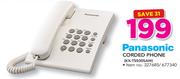 Panasonic Corded Phone KX-TS500SAW