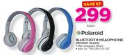 Polaroid Bluetooth Headphone PBH5001 BLACK-Each