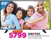 Sinotec 49" Full HD LED TV WITH DVB-T2