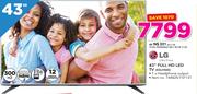 LG 43" Full HD LED TV  43LH500