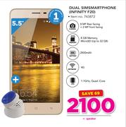 Hisense Dual Sim Smartphone Infinity F20 Plus Speaker