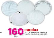 Eurolux Assorted Light Fittings-Each