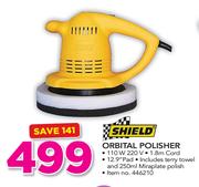 Shield Orbital Polisher Includes Terry Towel & 250ml Miraplate Polish