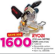 Special Ryobi 210mm Mitre Saw CMS 210A m.guzzle .za