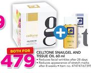 Celltone Snailgel & Tissue Oil-60ml