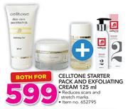 Celltone Starter Pack & Exfoliating Cream-125ml