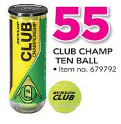 Dunlop Club Champ Ten Ball