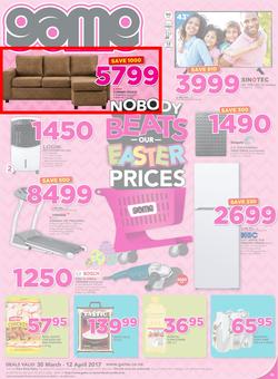 Game Namibia : Oshakati Nobody Beats Our Easter Prices (30 Mar - 12 Apr 2017), page 1