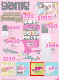 Game Namibia : Oshakati Nobody Beats Our Easter Prices (30 Mar - 12 Apr 2017), page 1