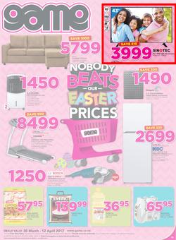 Game Namibia : Oshakati Nobody Beats Our Easter Prices (30 Mar - 12 Apr 2017), page 1