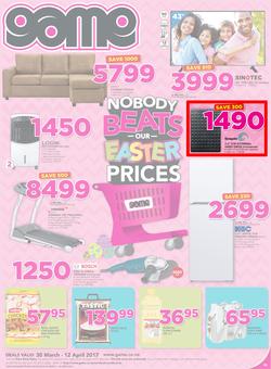 Game Namibia : Oshakati Nobody Beats Our Easter Prices (30 Mar - 12 Apr 2017), page 1