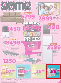 Game Namibia : Oshakati Nobody Beats Our Easter Prices (30 Mar - 12 Apr 2017), page 1