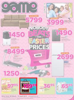 Game Namibia : Oshakati Nobody Beats Our Easter Prices (30 Mar - 12 Apr 2017), page 1