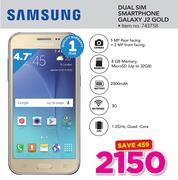 Samsung Galaxy J2 Gold Dual Sim Smartphone