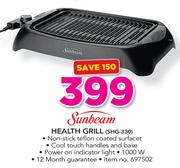 Sunbeam Health Grill SHG-330