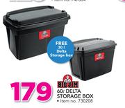BigJim 60Ltr Delta Storage Box With Free 30Ltr Delta Storage Box