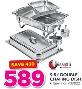 Tissolli 9.5Ltr Double Chafing Dish