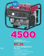 Ryobi 2.7Kw Generator RG-2700