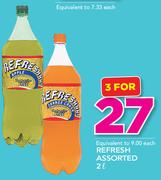 Refresh Assorted-3x2Ltr