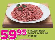 Frozen Beef Mince Medium-Per kg