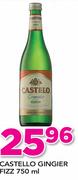 Castello Ginger Fizz-750ml
