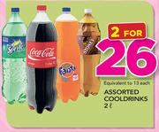 Assorted Cooldrinks-2 x 2Ltr