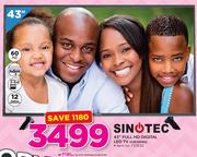 Sinotec 43" Full HD Digital LED TV 43E3000G