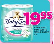 Baby Soft Mini White Tissue Paper-9's