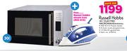 Russell Hobbs 30Ltr Electric Microwave RHEM30L Free Russell Hobbs Steam Iron RHI-613