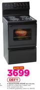 Defy 4 Solid Plate Stove BLK DSS 494