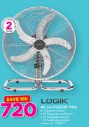 Logik 45cm Floor Fan