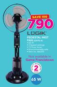 Logik Pedestal Mist Fan LB-FS-A