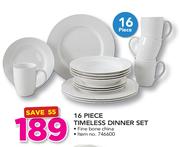 16 Piece Timeless Dinner Set